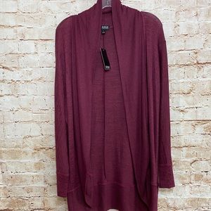 SUPER SALE! a.n.a Heather Plum Comfy Cardigan Sz.Lg NWT